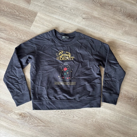 Kate Spade Beauty and the Beast Black Crew Neck Sweater - Picture 3 of 7